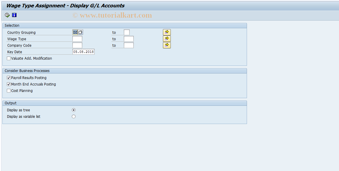 SAP TCode S_AHR_61004792 - IMG-Aktivität: OHANZRI062