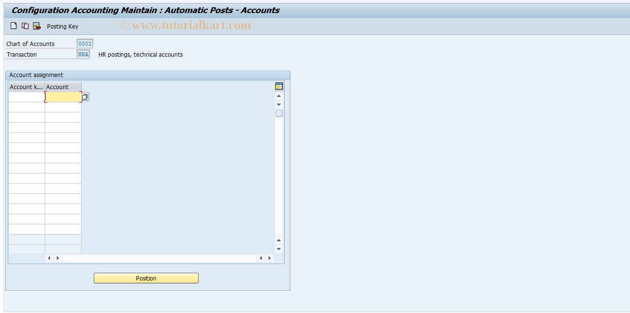 SAP TCode S_AHR_61004816 - IMG-Aktivität: OHANZRI056