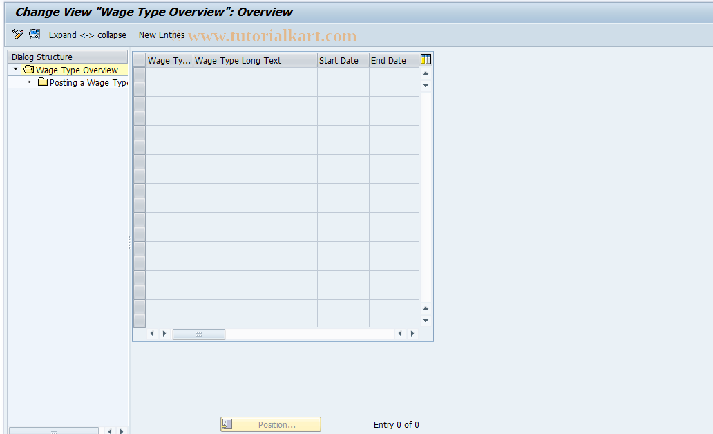 SAP TCode S_AHR_61004822 - IMG-Aktivität: OHANZEOM235