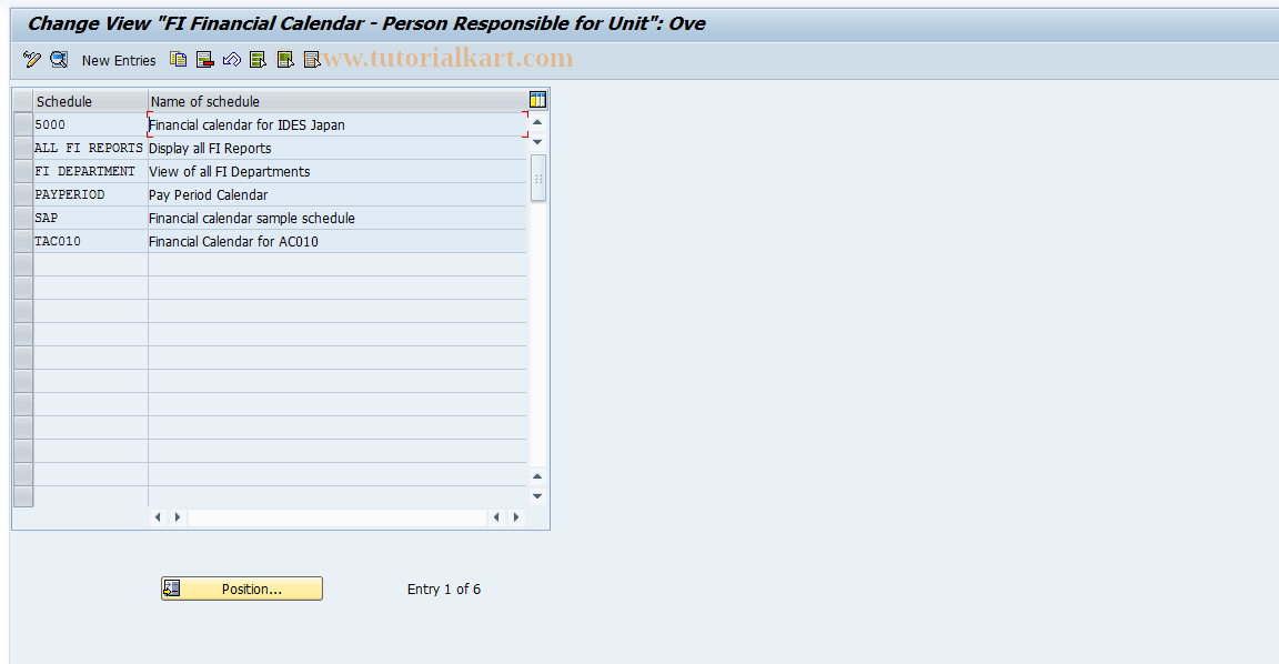 SAP TCode S_AHR_61004832 - IMG-Aktivität: OHANZPYC002