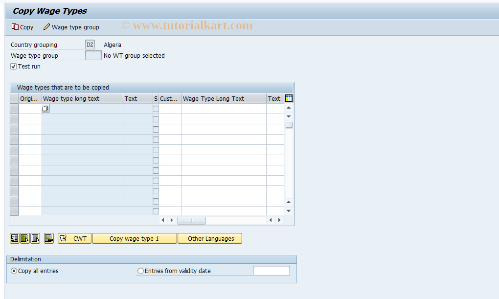 SAP TCode S_AHR_61004856 - IMG-Aktivität: OHAPH_DE1046