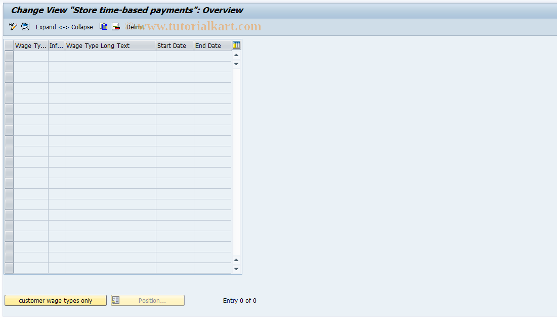 SAP TCode S_AHR_61004907 - IMG-Aktivität: OHAPH_SL001