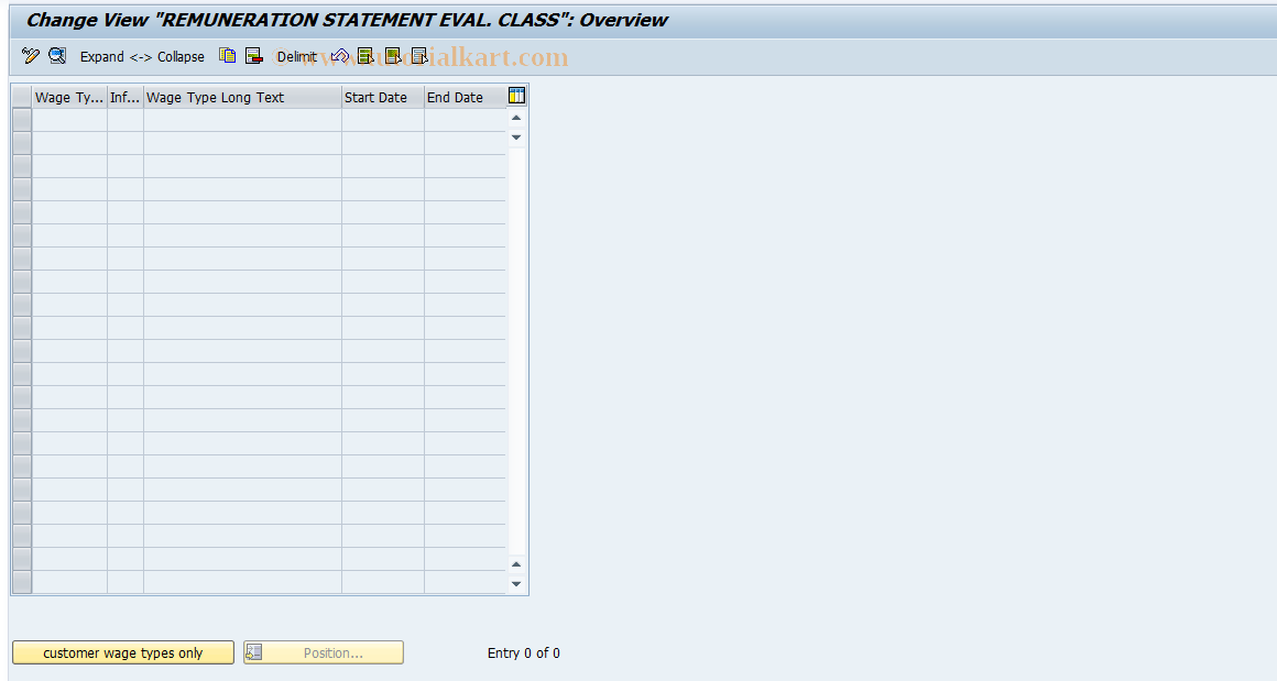 SAP TCode S_AHR_61004949 - IMG-Aktivität: SIMG_OHAV507