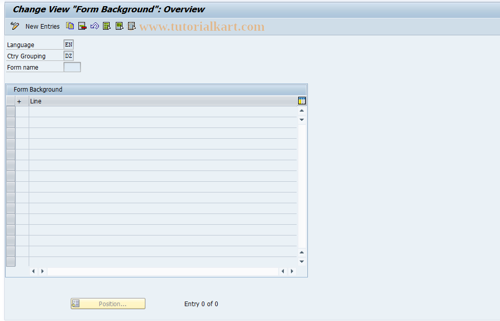 SAP TCode S_AHR_61004960 - IMG-Aktivität: SIMG_OHAV402