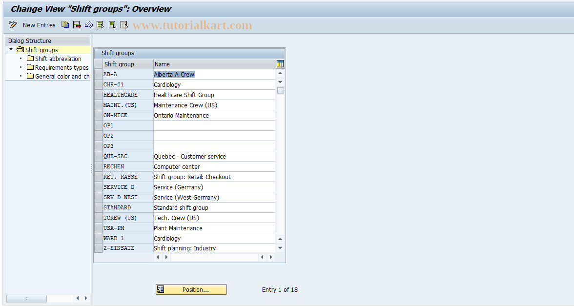 SAP TCode S_AHR_61004989 - IMG Activity: SIMG_CFMENUOHP5OOT1