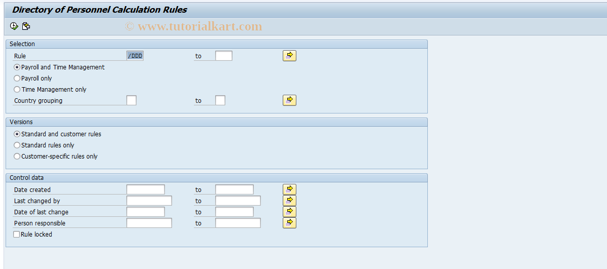 SAP TCode S_AHR_61004995 - IMG-Aktivität: OHANZPPADJ