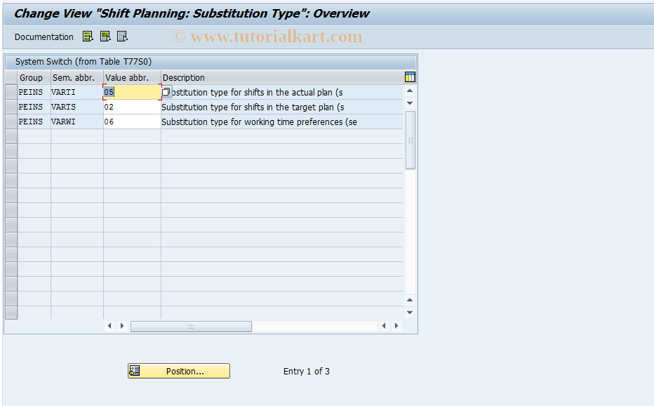 SAP TCode S_AHR_61004997 - IMG Activity: SIMG_CFMENUOHP5OODV