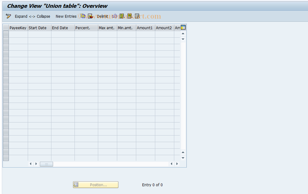 SAP TCode S_AHR_61005040 - IMG-Aktivität: OHAVOFAG