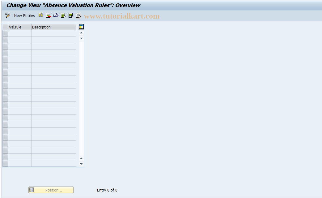 SAP TCode S_AHR_61005071 - IMG-Aktivität: OHANZAB001