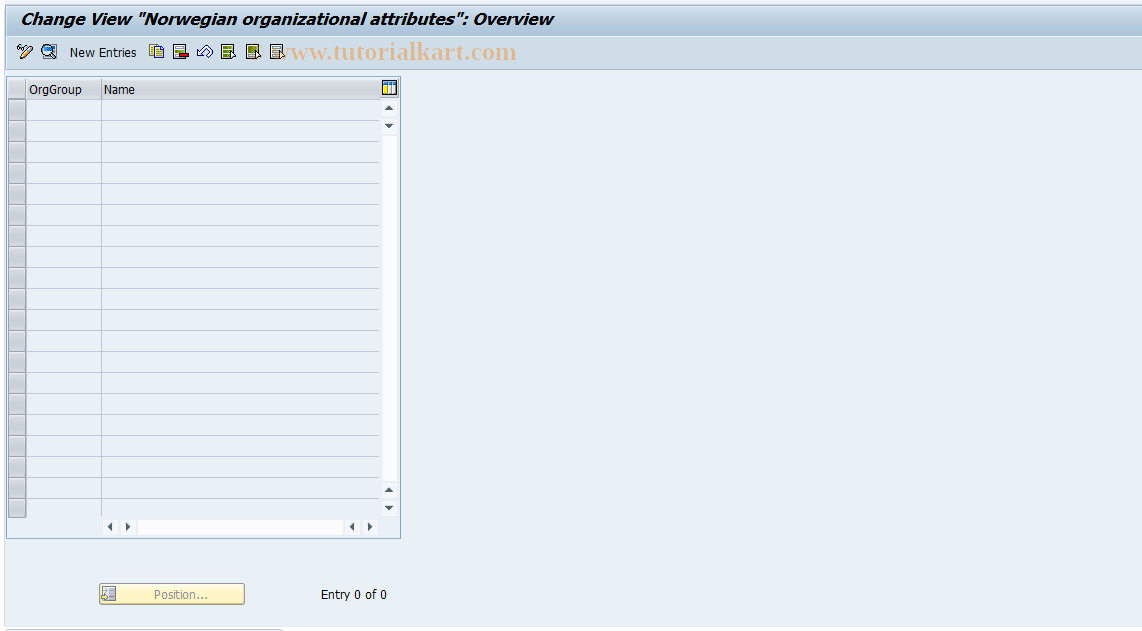 SAP TCode S_AHR_61005094 - IMG-Aktivität: OHAVSSBORG