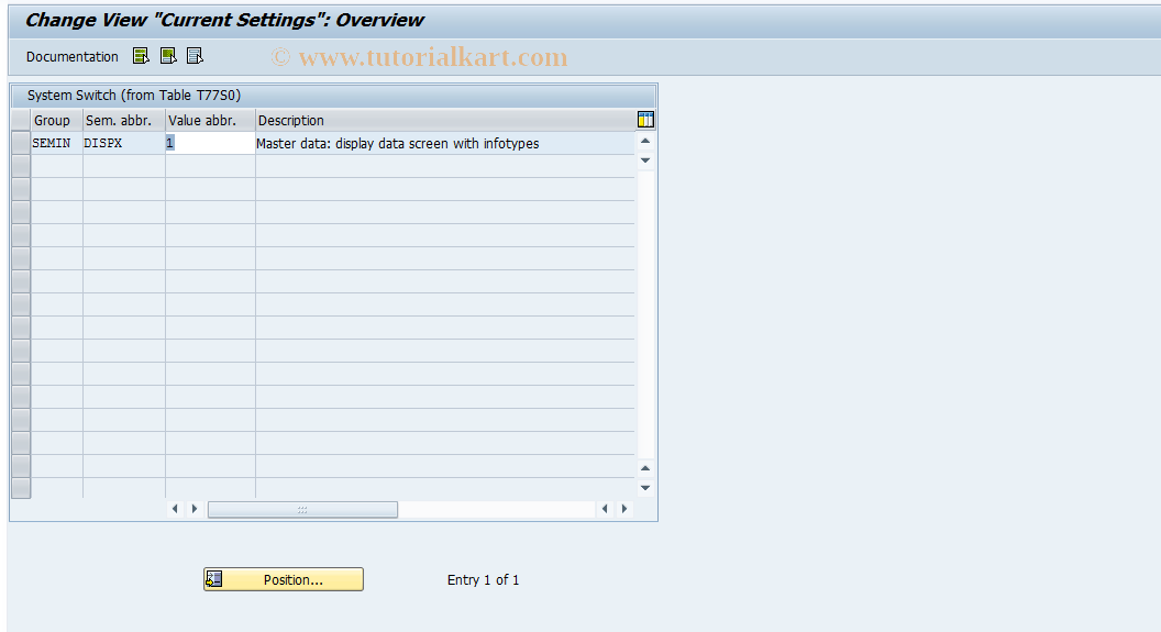 SAP TCode S_AHR_61005142 - IMG Activity: SIMG_OHP4OOLE