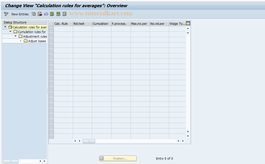 SAP TCode S_AHR_61005157 - IMG activity: OHAEAV511C