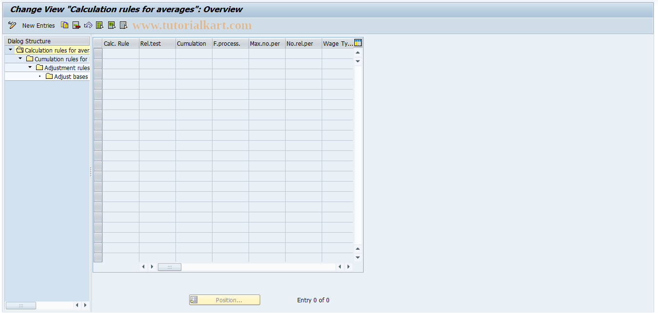 SAP TCode S_AHR_61005162 - IMG Activity: OHAM_AV511C