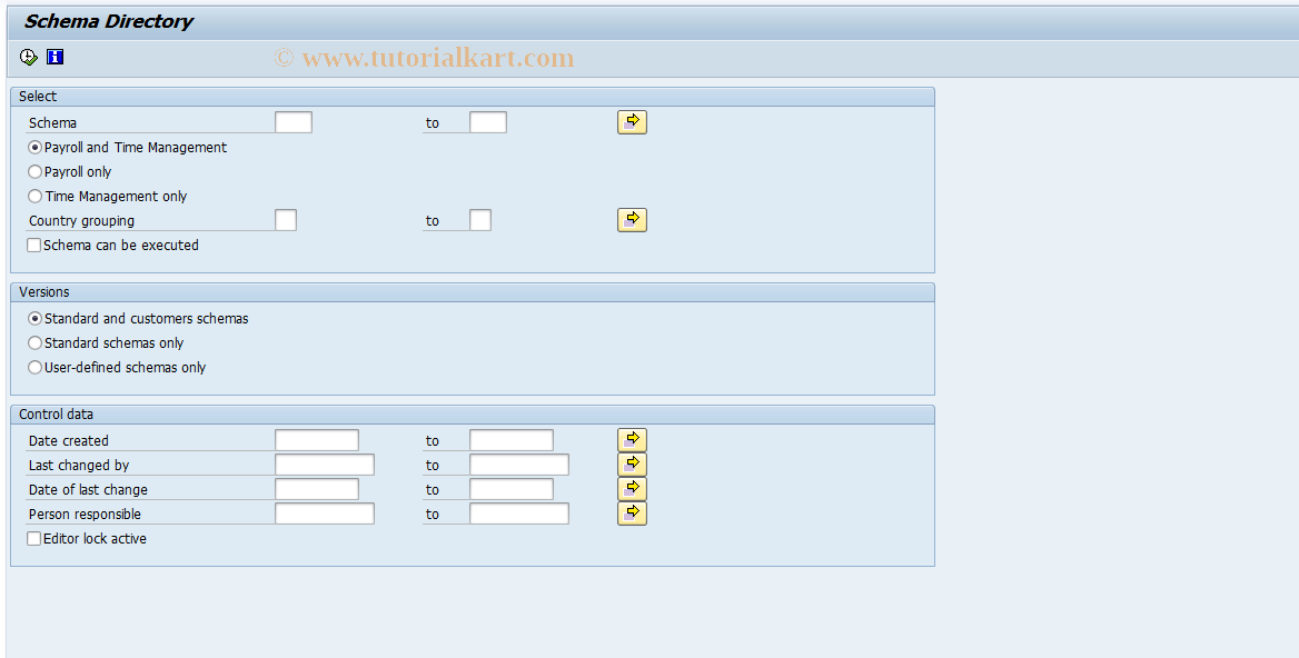 SAP TCode S_AHR_61005166 - IMG-Aktivität: OHAVMASC