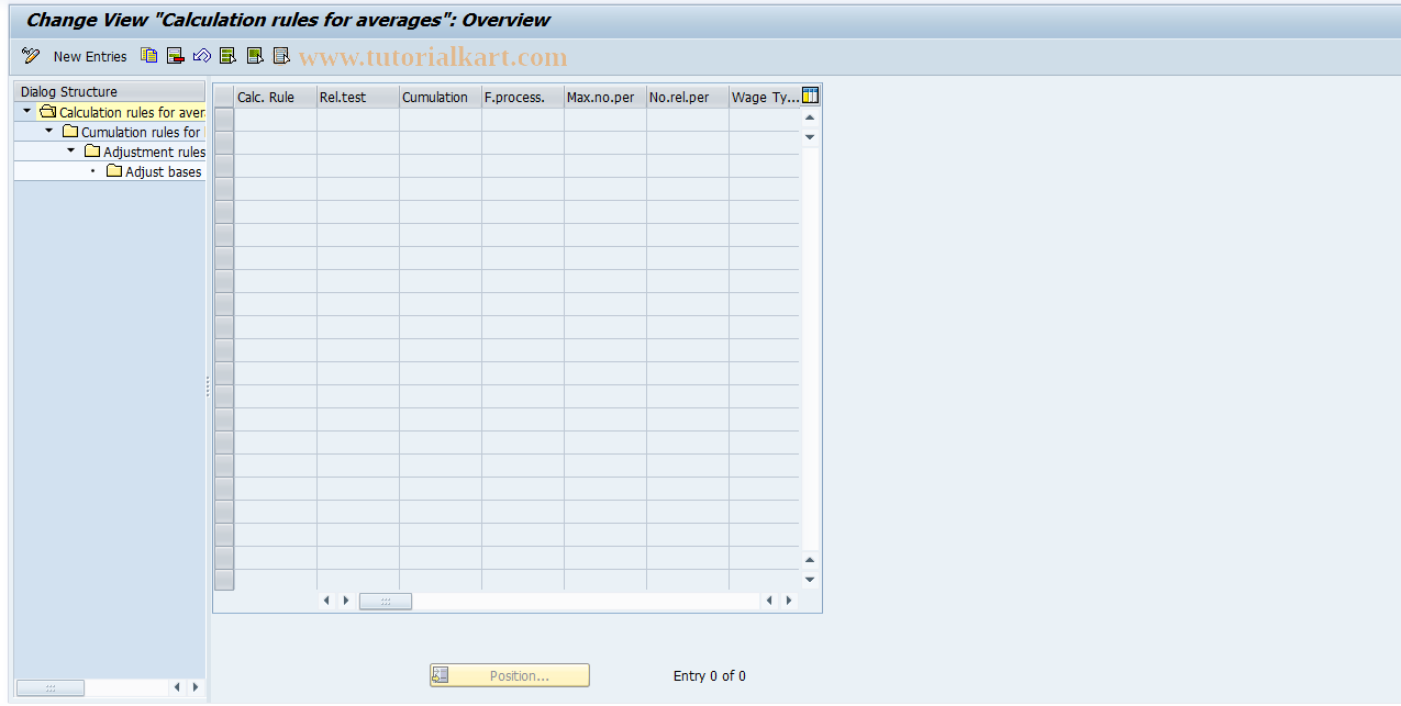 SAP TCode S_AHR_61005173 - IMG Activity: OHAM_AV511A