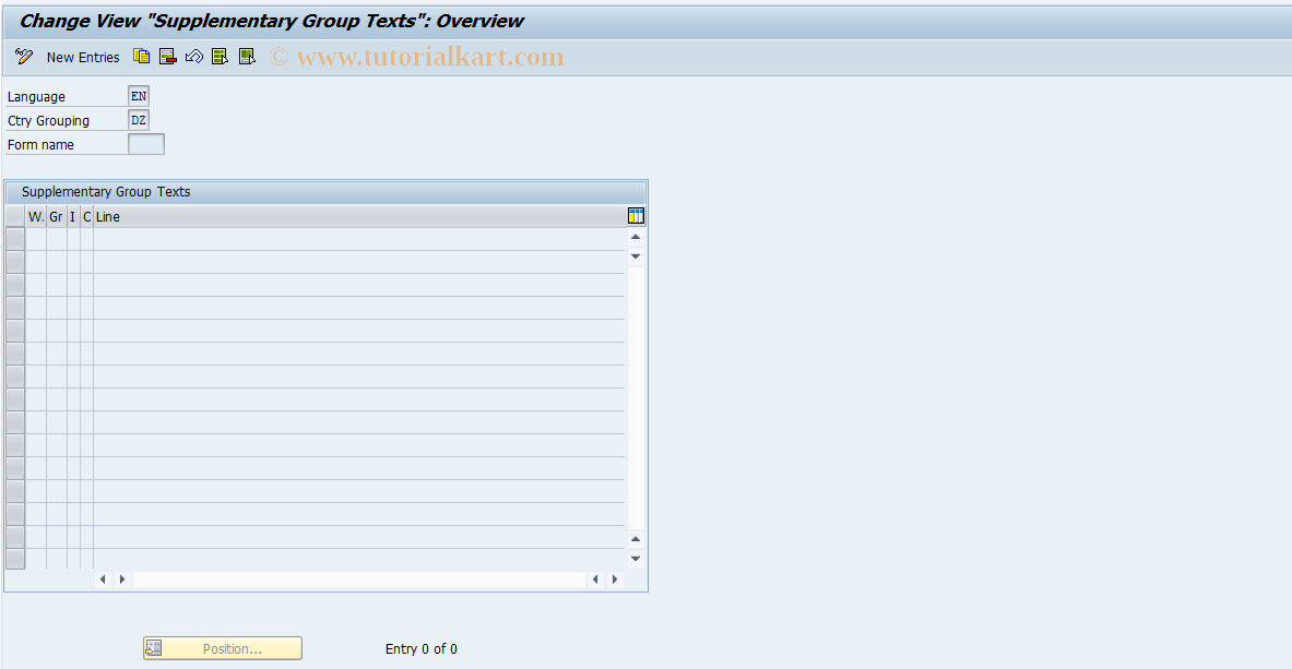 SAP TCode S_AHR_61005179 - IMG-Aktivität: SIMG_OHAL403