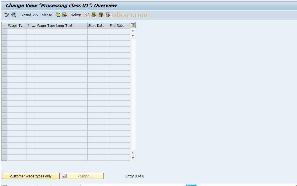 SAP TCode S_AHR_61005214 - IMG activity: OHAEBW006D