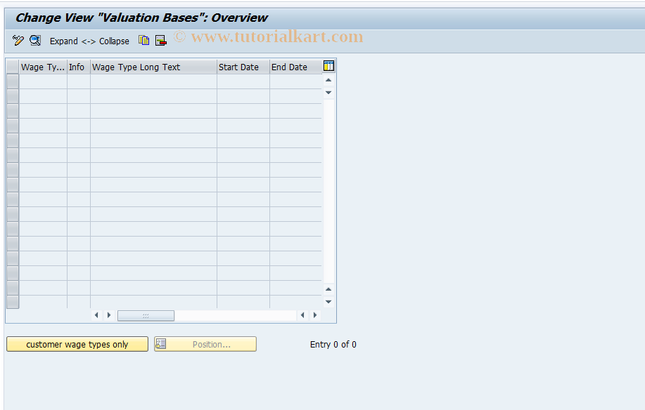 SAP TCode S_AHR_61005219 - IMG activity: OHAEBW019