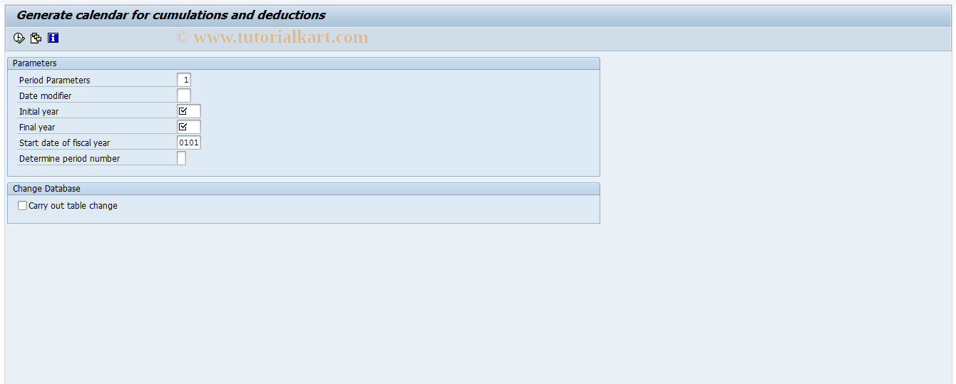 SAP TCode S_AHR_61005235 - IMG-Aktivität: OHANZUM009