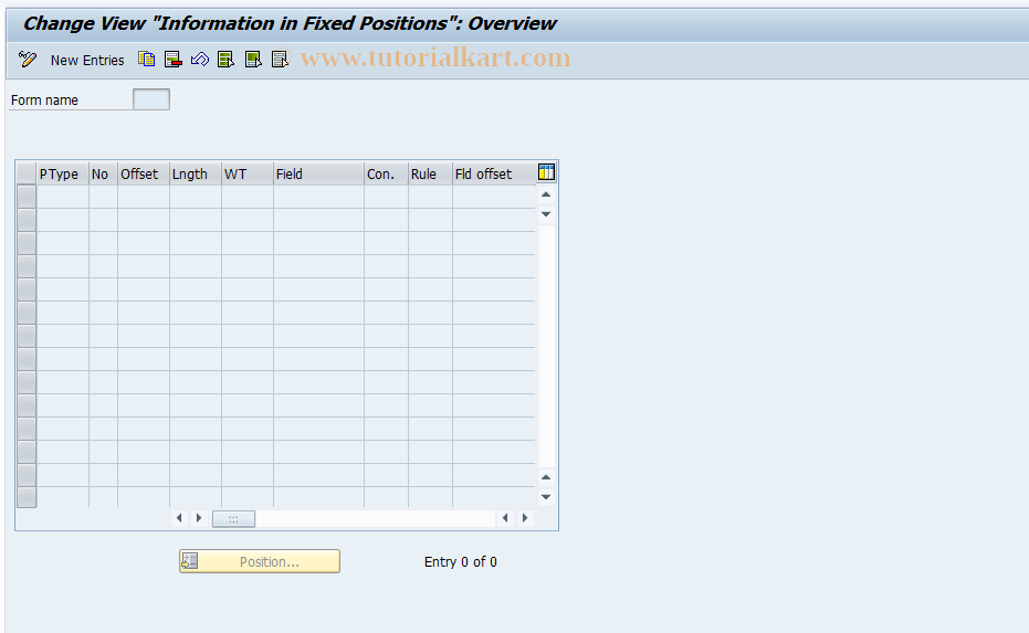 SAP TCode S_AHR_61005249 - IMG-Aktivität: SIMG_OHAV413