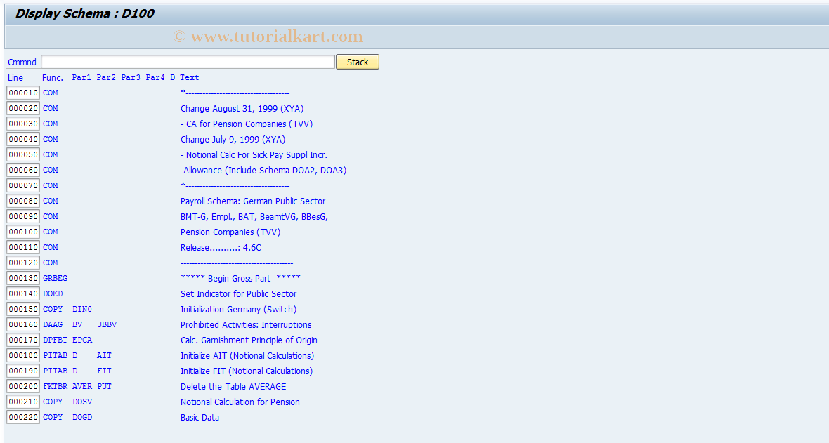 SAP TCode S_AHR_61005339 - IMG Activity: OHADOEV0A3