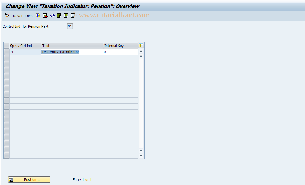 SAP TCode S_AHR_61005353 - IMG Activity: OHADOEV013