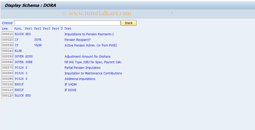 SAP TCode S_AHR_61005379 - IMG Activity: OHADOEV025