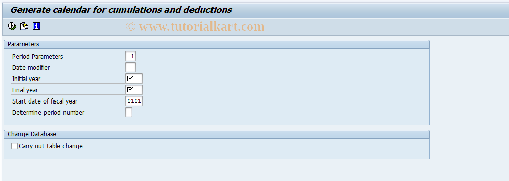 SAP TCode S_AHR_61005406 - IMG activity: OHAEUM010B