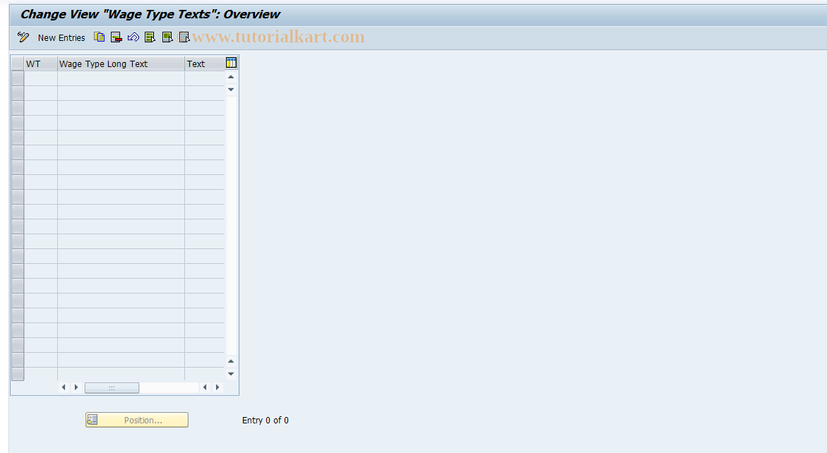 SAP TCode S_AHR_61005410 - IMG-Aktivität: OHANZUM102