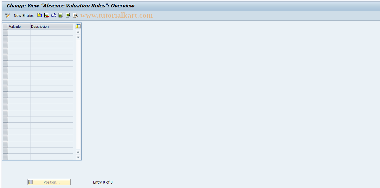 SAP TCode S_AHR_61005431 - IMG activity: OHAEAB001