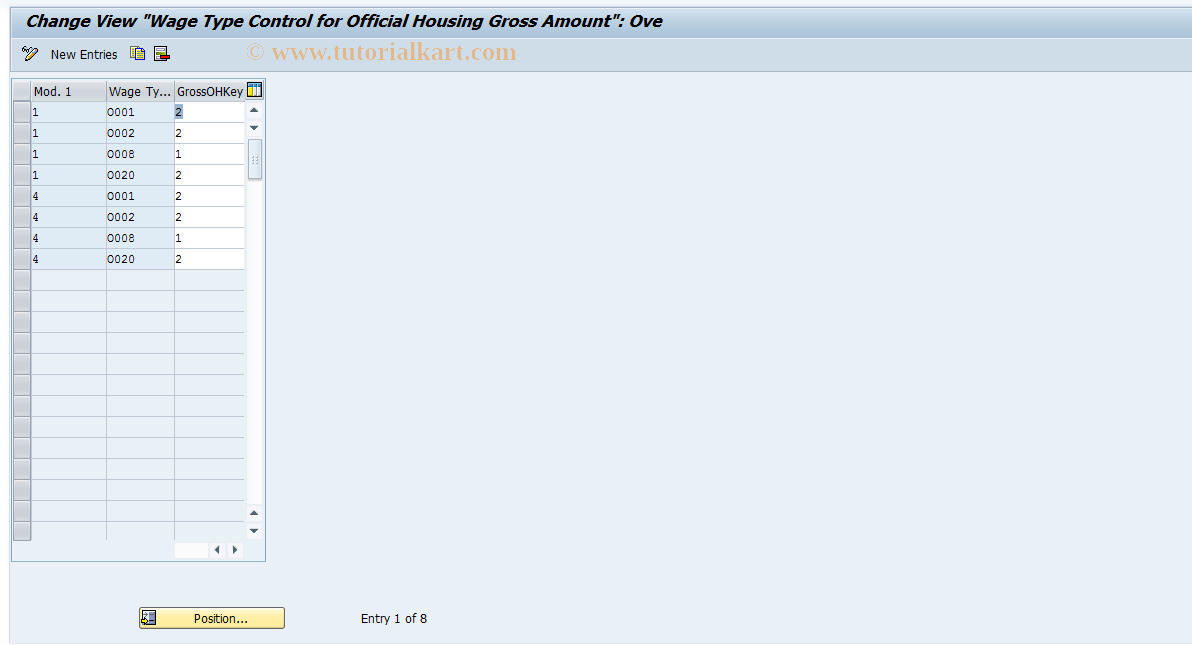 SAP TCode S_AHR_61005472 - IMG Activity: OHADT5D790