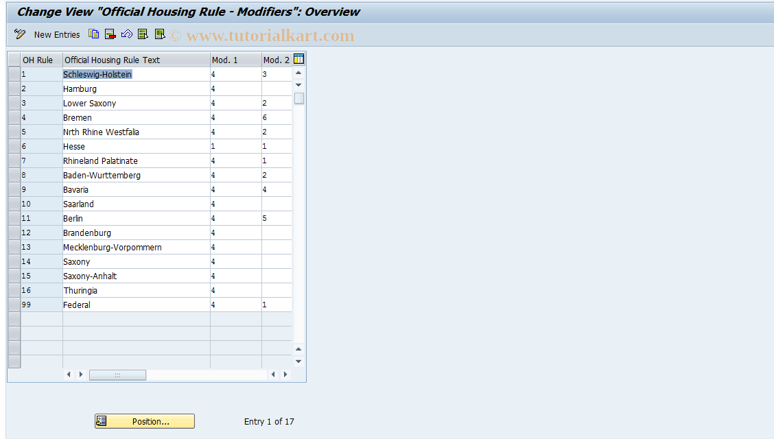 SAP TCode S_AHR_61005479 - IMG Activity: OHADT5D760