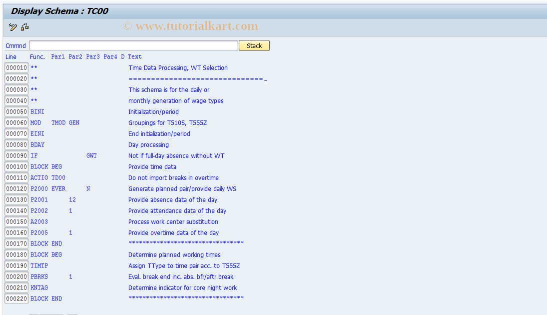 SAP TCode S_AHR_61005503 - IMG activity: OHAETI340