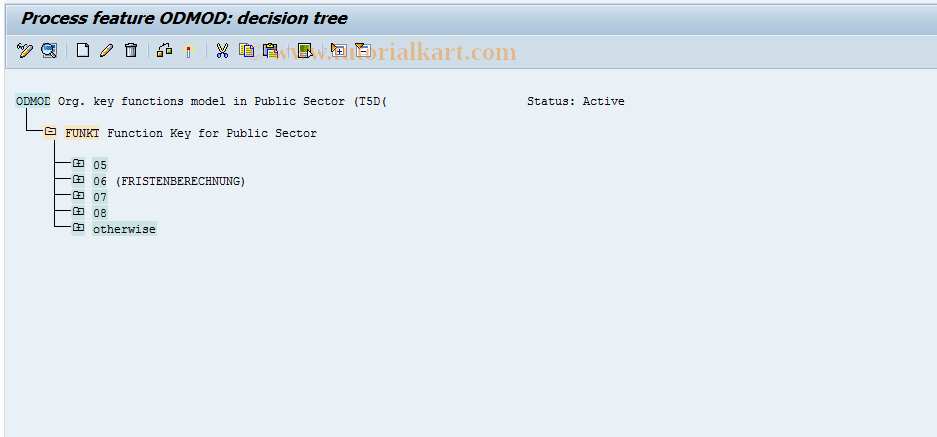 SAP TCode S_AHR_61005517 - IMG Activity: OHADOEFUN