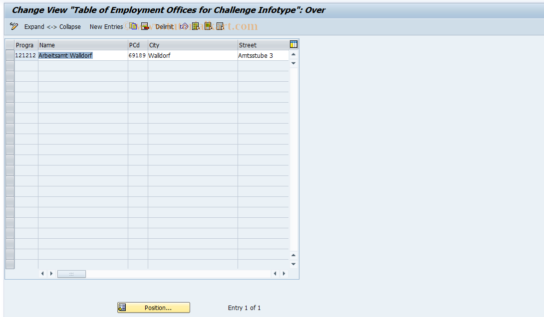 SAP TCode S_AHR_61005524 - IMG Activity: OHADT5D8N