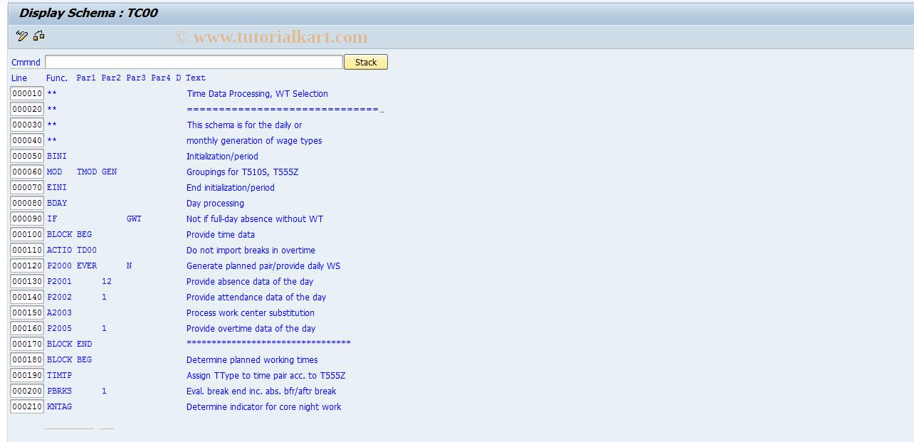 SAP TCode S_AHR_61005551 - IMG-Aktivität: OHAVTI364