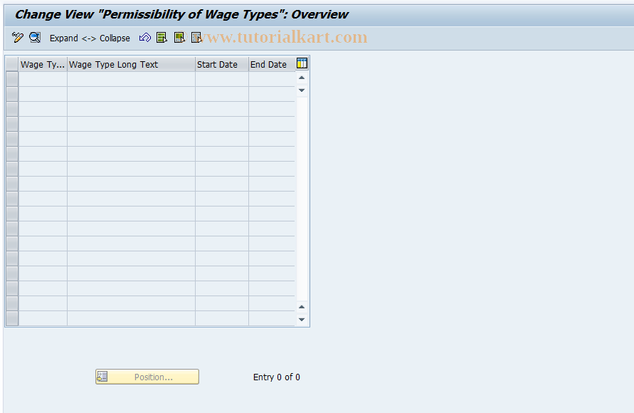 SAP TCode S_AHR_61005566 - IMG activity: OHAESZ230