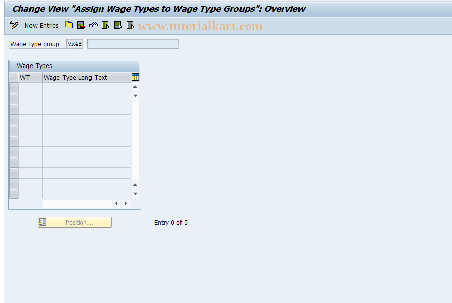 SAP TCode S_AHR_61005568 - IMG activity: OHAESZ222