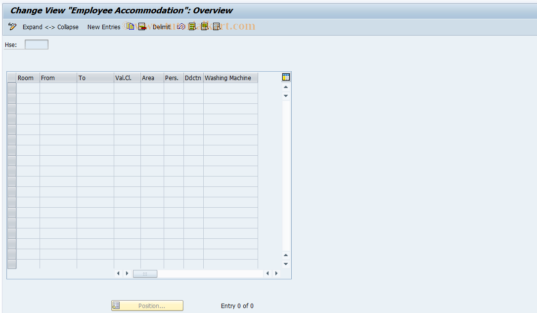 SAP TCode S_AHR_61005580 - IMG Activity: OHADT5D740