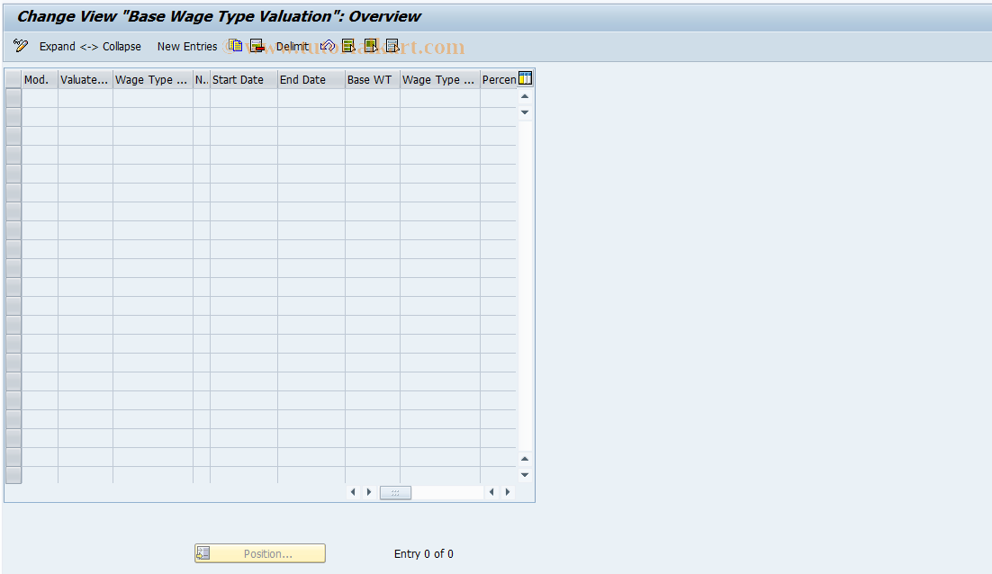 SAP TCode S_AHR_61005630 - IMG activity: OHAEAN2B3