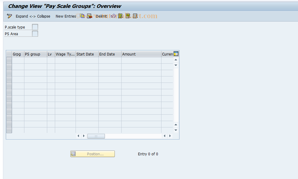 SAP TCode S_AHR_61005639 - IMG activity: OHAEAN2B2