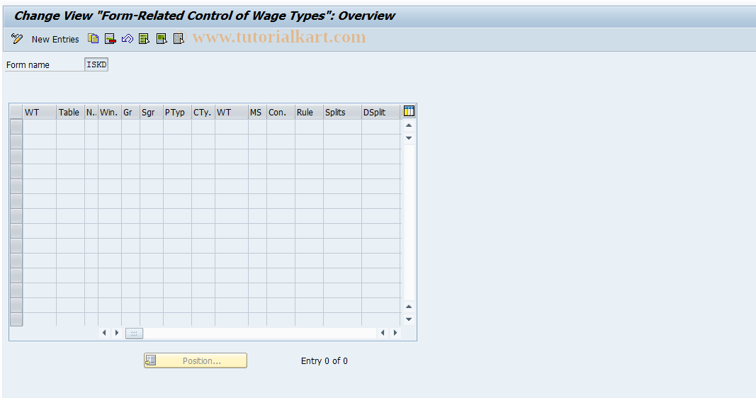 SAP TCode S_AHR_61005686 - IMG Activity: OHADOEZ400