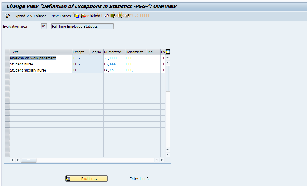 SAP TCode S_AHR_61005718 - IMG Activity: OHADT5D7V01