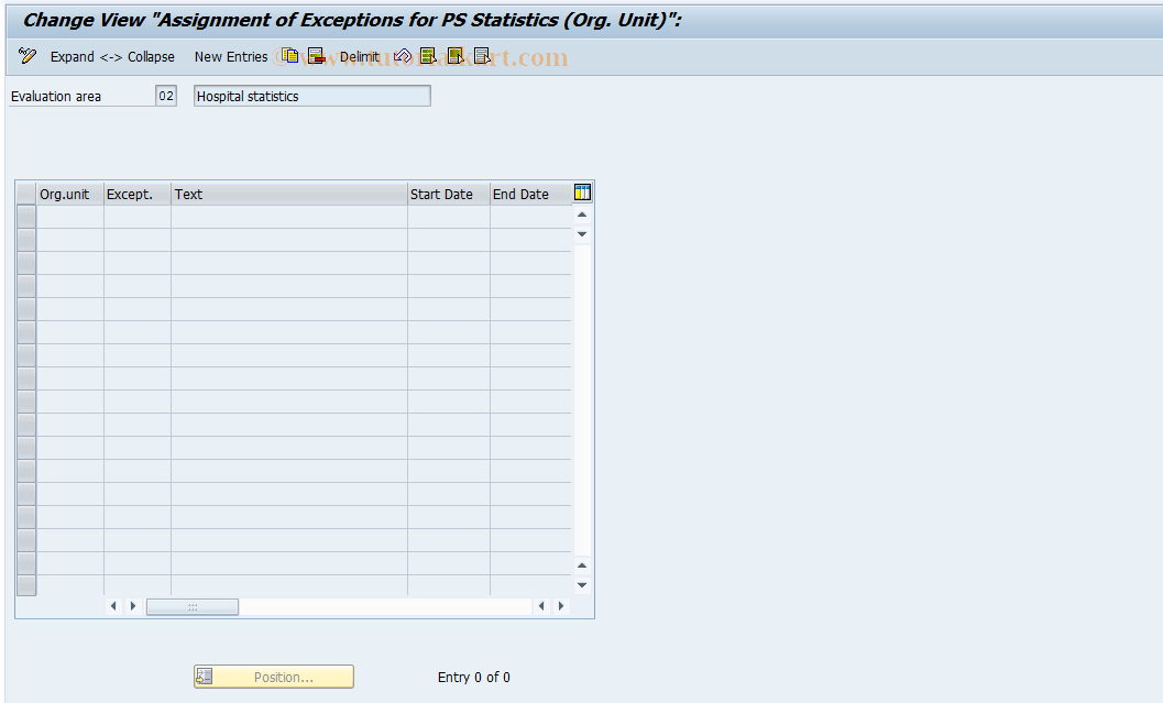 SAP TCode S_AHR_61005790 - IMG Activity: OHADT5D8K02