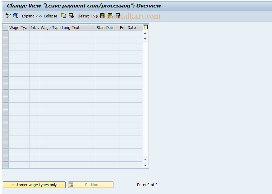 SAP TCode S_AHR_61005800 - IMG-Aktivität: OHAVSSYS