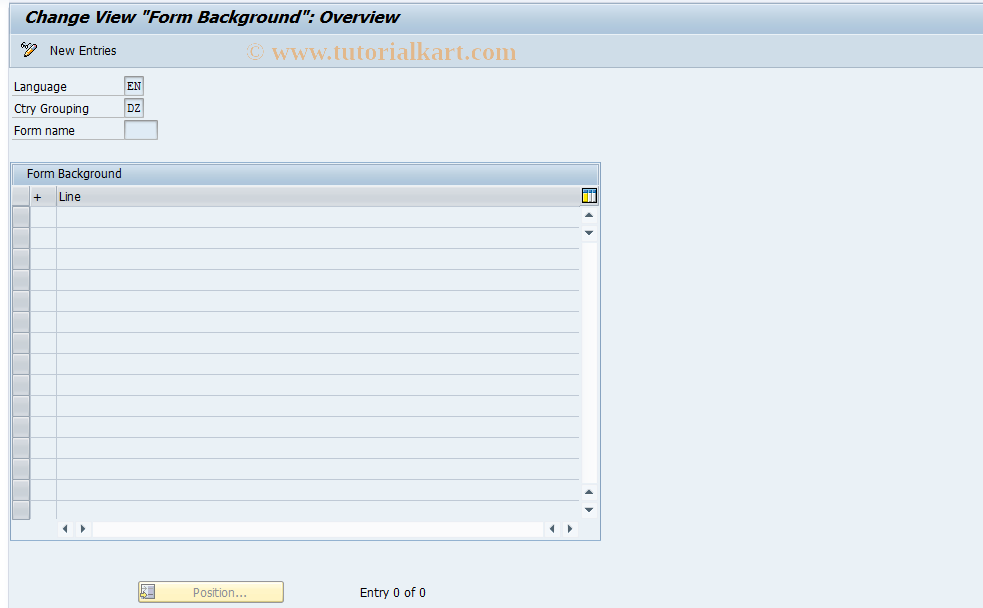 SAP TCode S_AHR_61005818 - IMG-Aktivität: SIMG_OHAL422