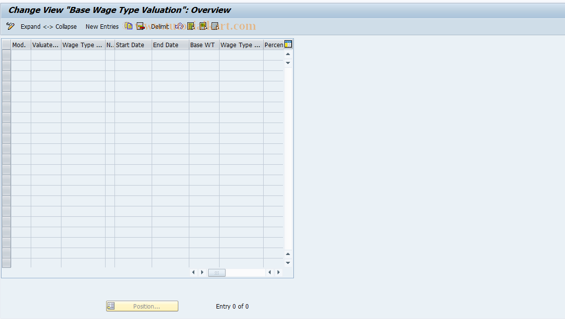 SAP TCode S_AHR_61005820 - IMG Activity: OHADOEBR07