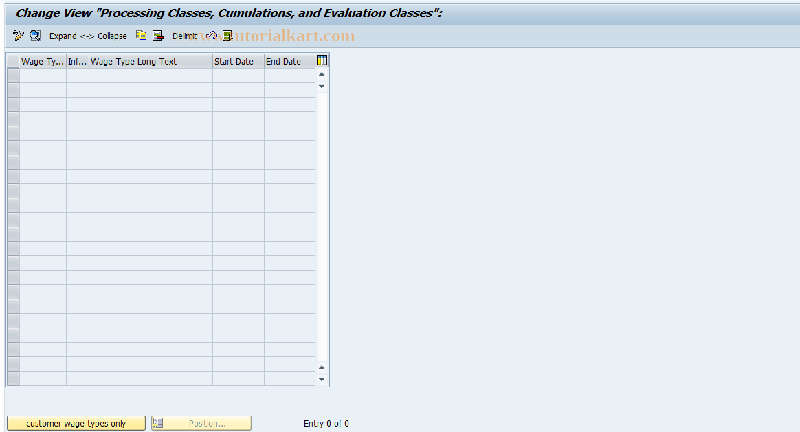 SAP TCode S_AHR_61005883 - IMG-Aktivität: OHALCU060