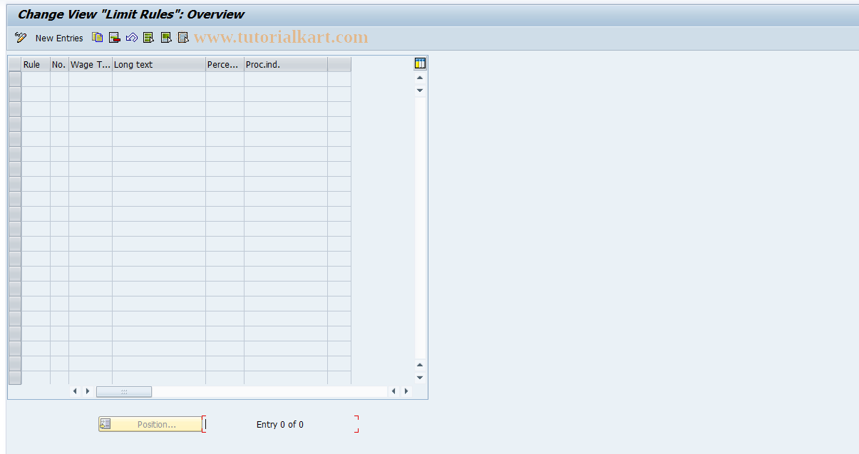 SAP TCode S_AHR_61005888 - IMG-Aktivität: OHALDD021