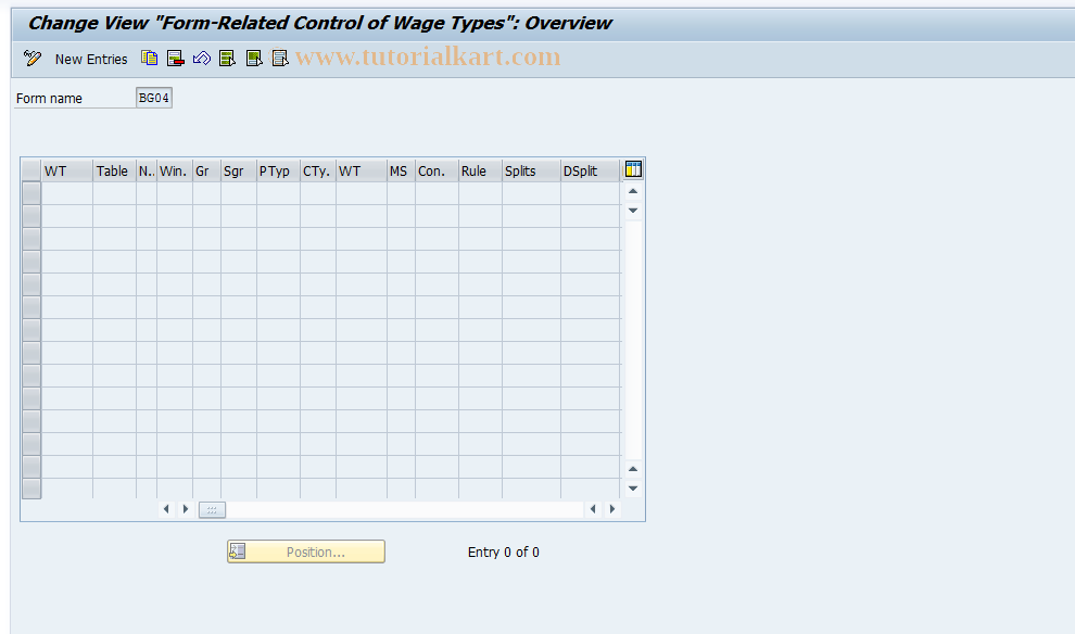 SAP TCode S_AHR_61005905 - IMG Activity: OHADEHF34